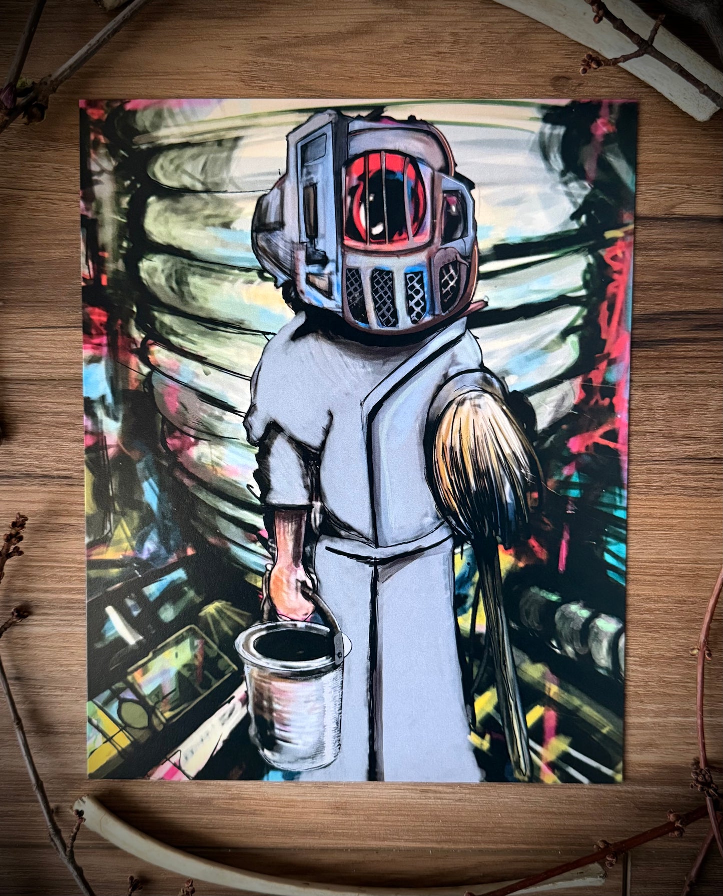 Space Janitor Art Print