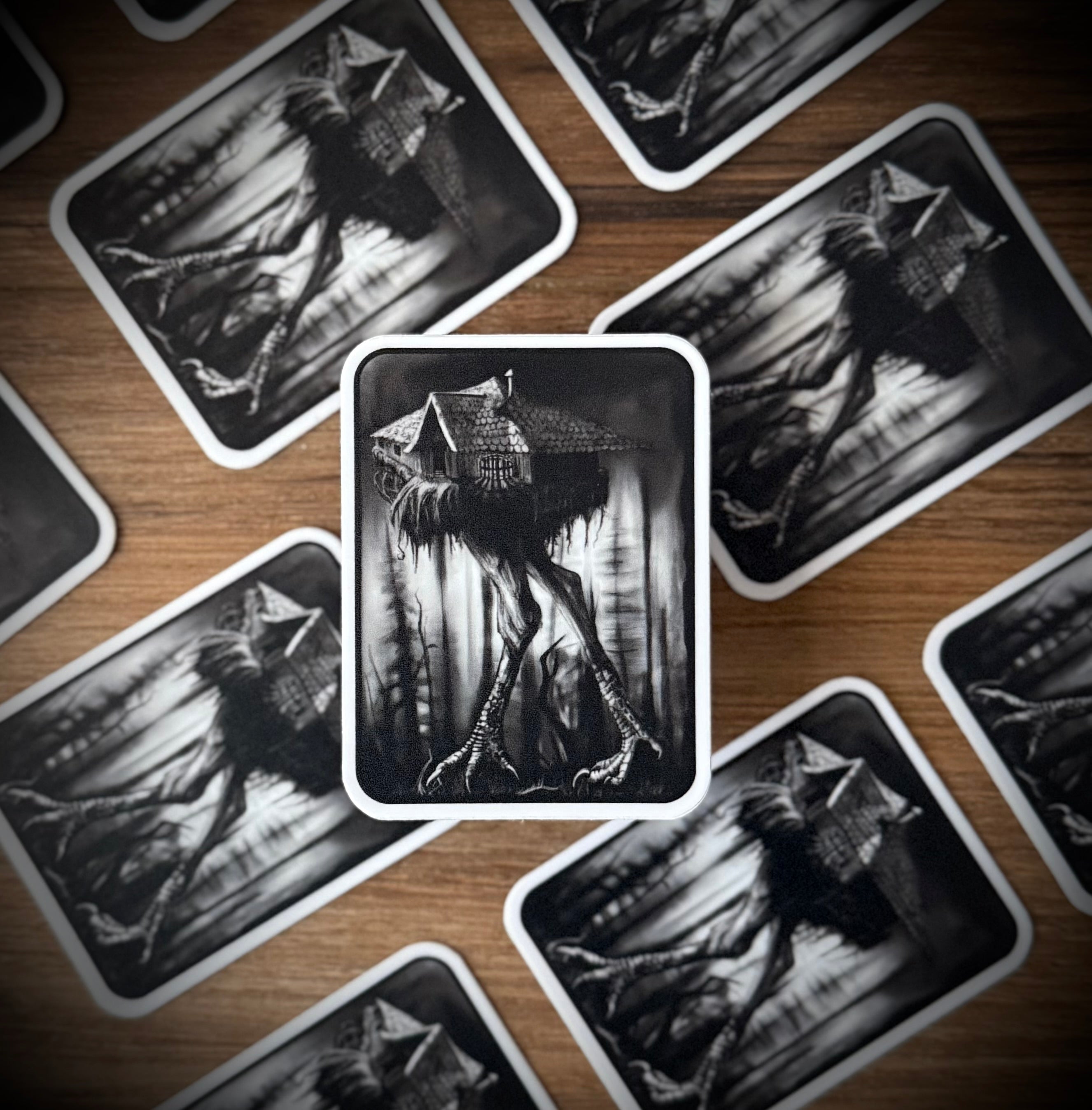 Baba Yagas Cabin Vinyl Sticker – Signum Somnia