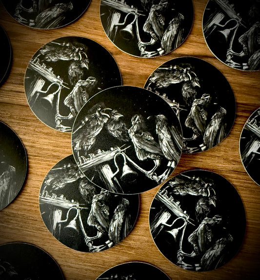 Ravens Muse Vinyl Sticker