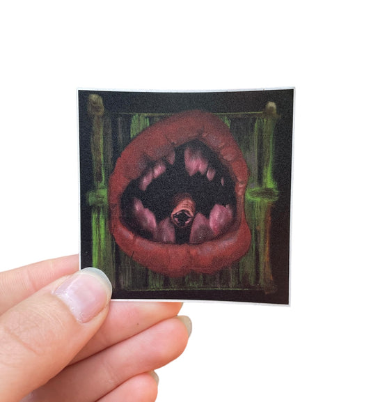Parasite Mouth Vinyl Sticker
