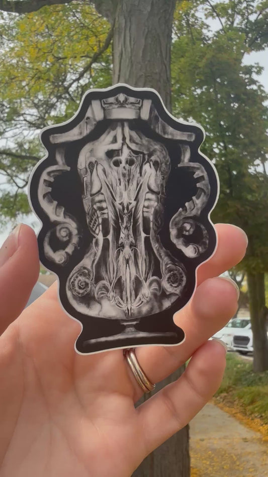 The Urn of spiteful civilization Vinyl Sticker