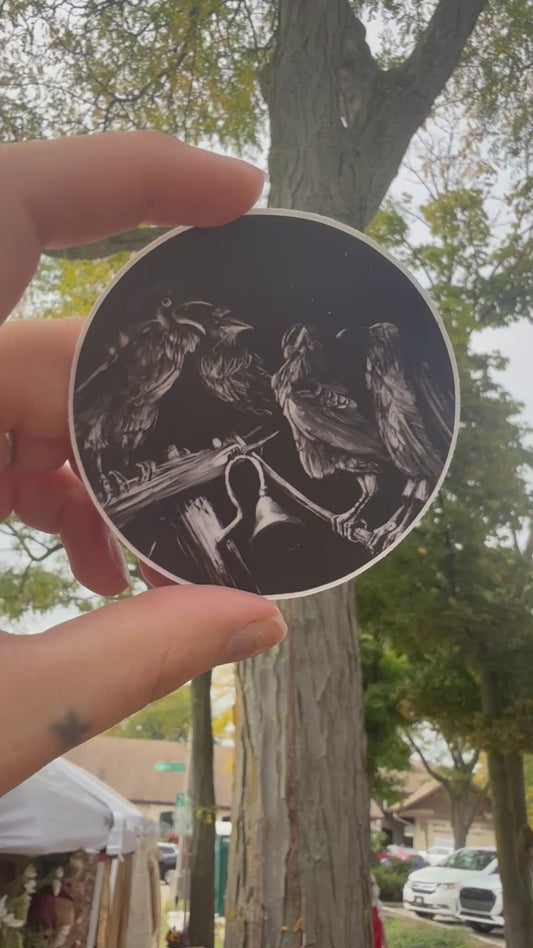 Ravens Muse Vinyl Sticker