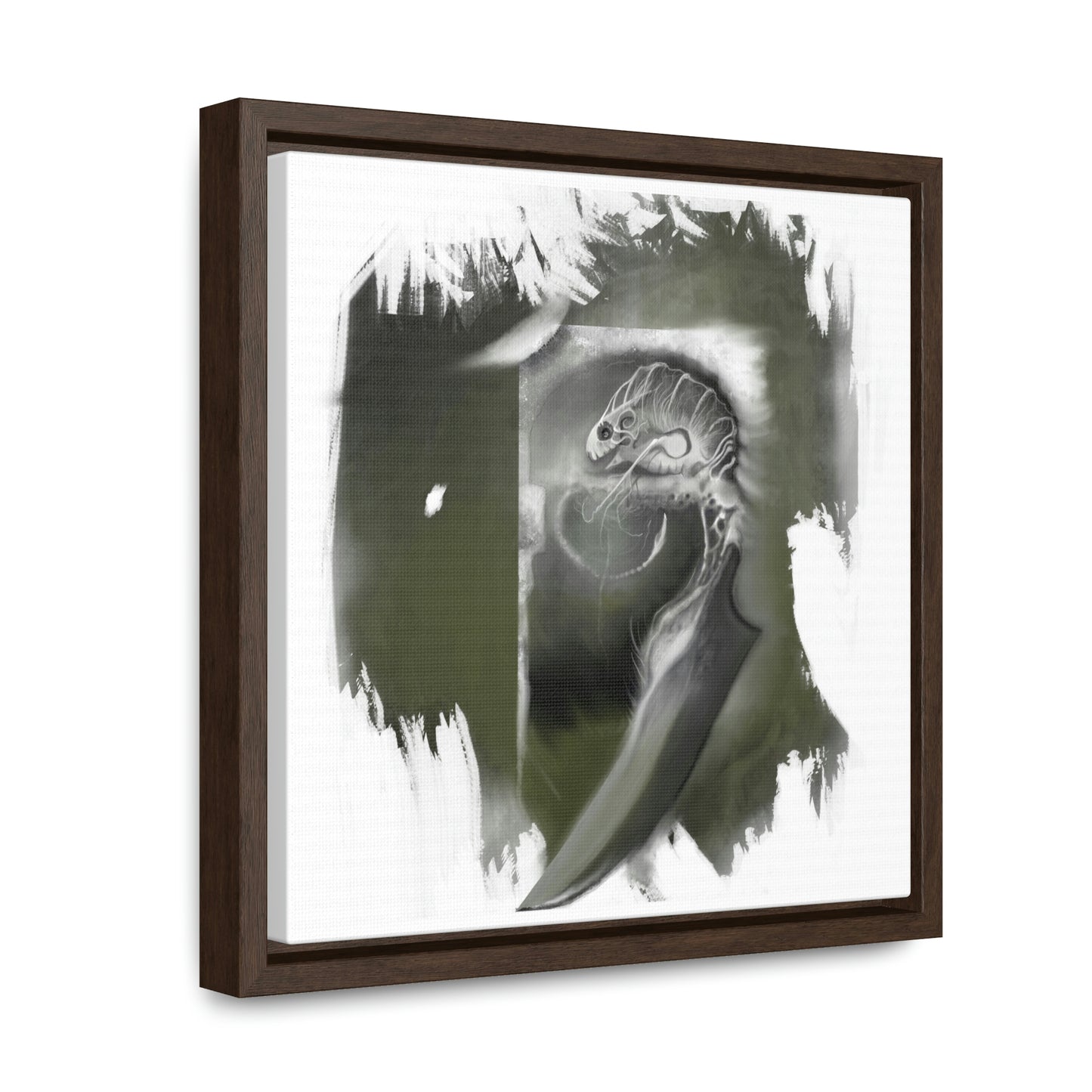 Critter #1 Gallery Canvas Wrap with Square Frame