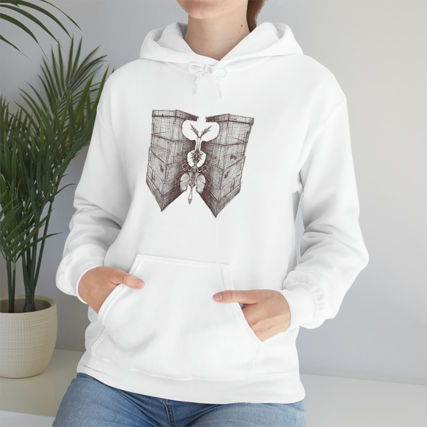 Heavy Wings Unisex Heavy Blend™ Hooded Sweatshirt
