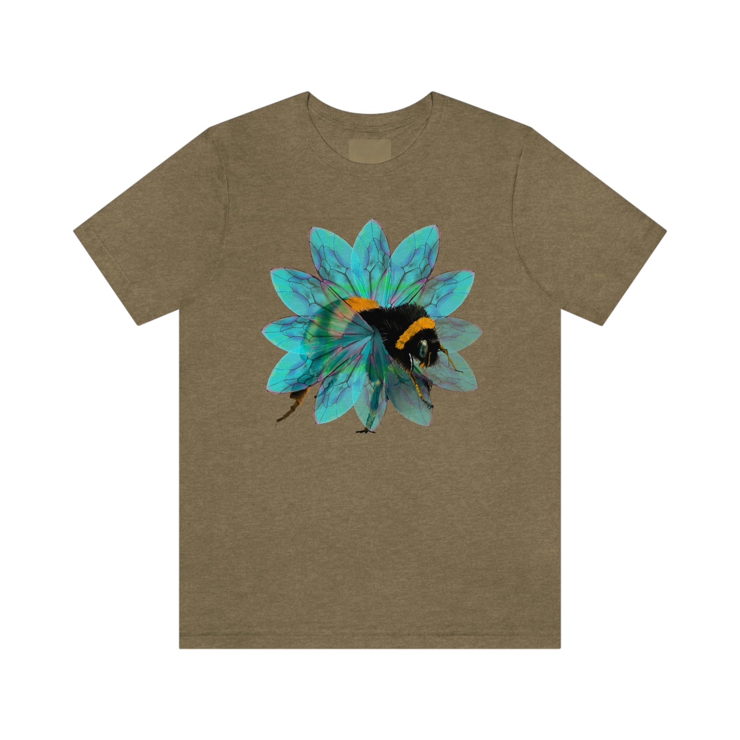 Bee in the Flower Unisex Jersey Short Sleeve Tee
