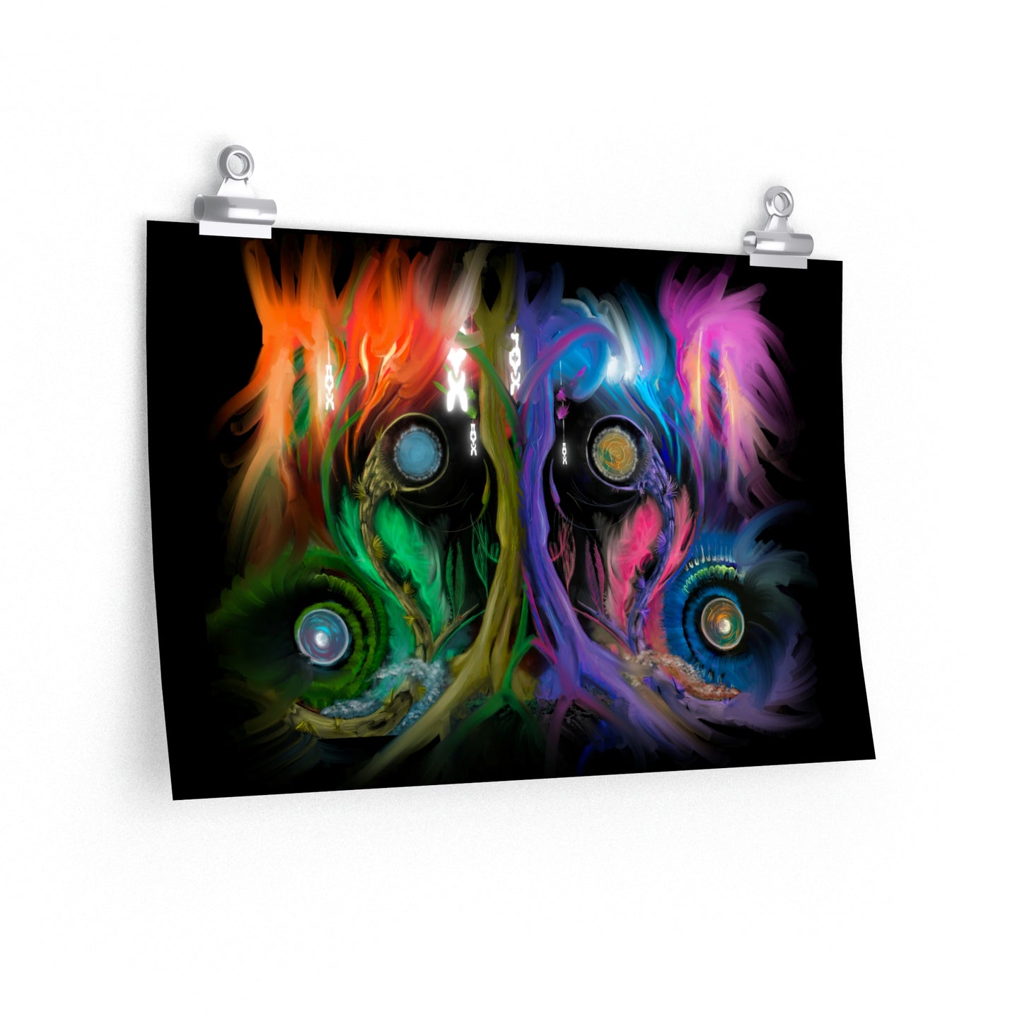 Deep In The Forest of Illusions Premium Matte horizontal poster
