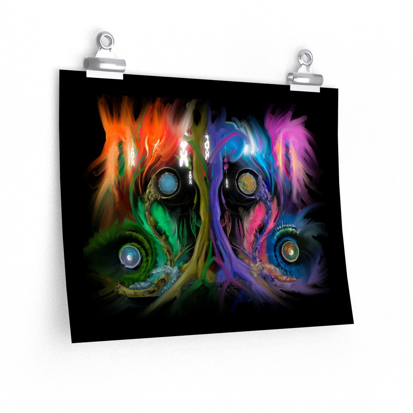 Deep In The Forest of Illusions Premium Matte horizontal poster