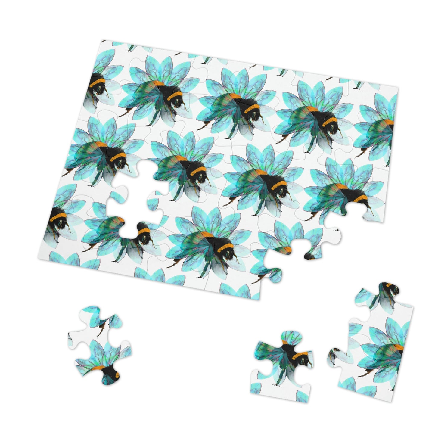 Bee in the Flower Jigsaw Puzzle (30, 110, 252, 500,1000-Piece)