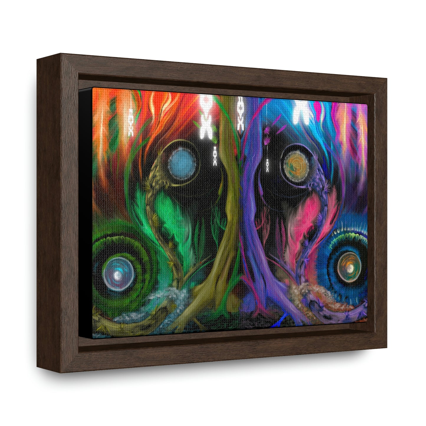 Deep in the Forest of Illusions Gallery Canvas Framed Print