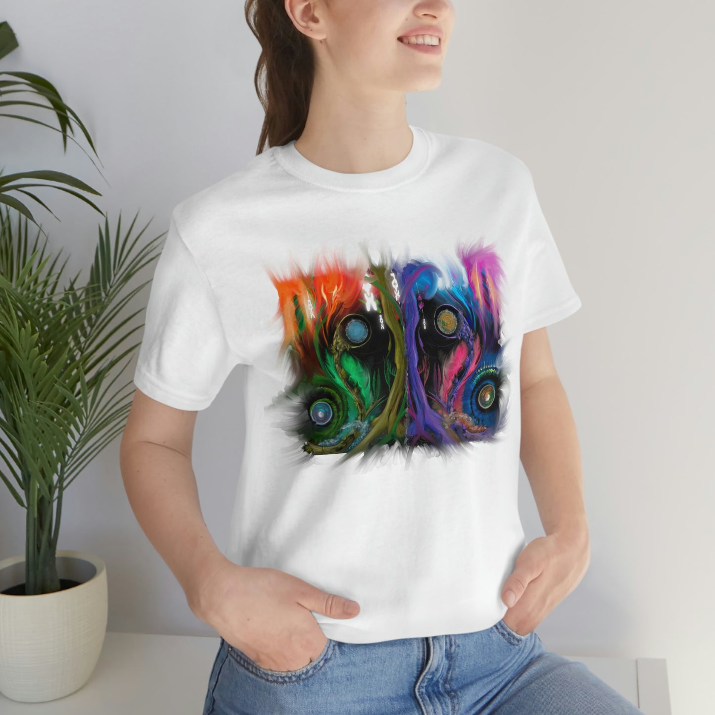 Deep In The Forest of Illusions Unisex Short Sleeve Tee
