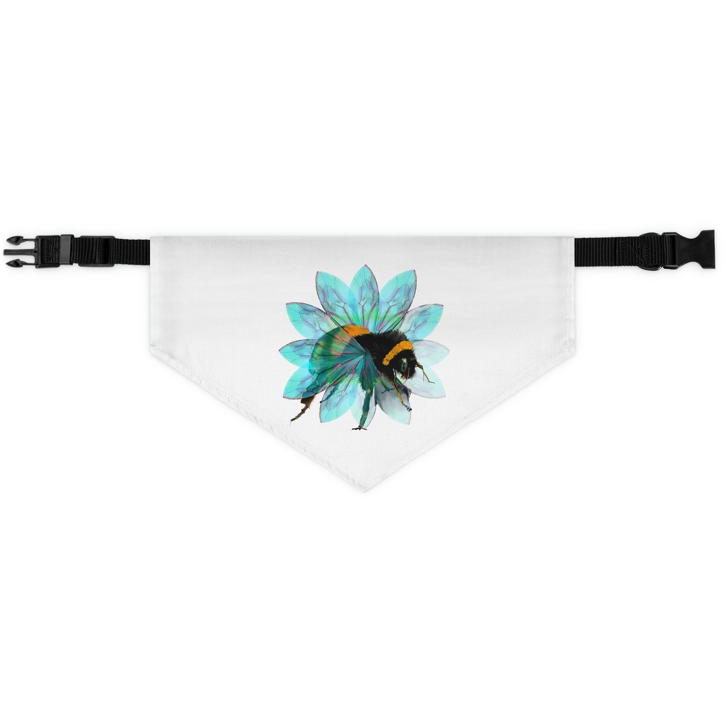 Bee in the Flower Pet Bandana Collar