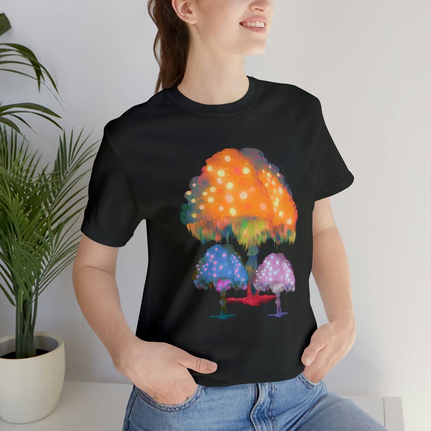 Ghost Fungi Unisex Jersey Short Sleeve Tee