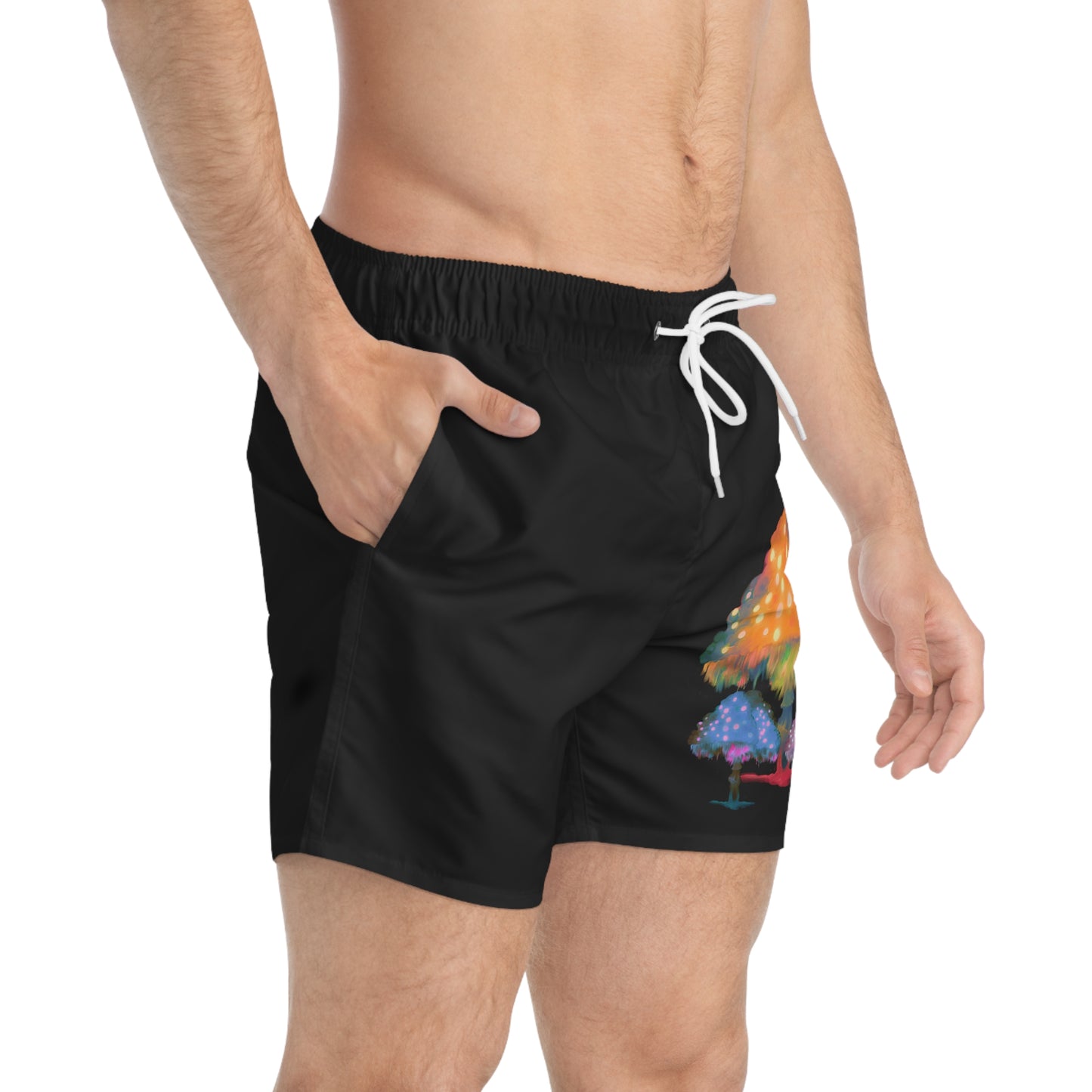 Ghost Fungi Swim Trunks