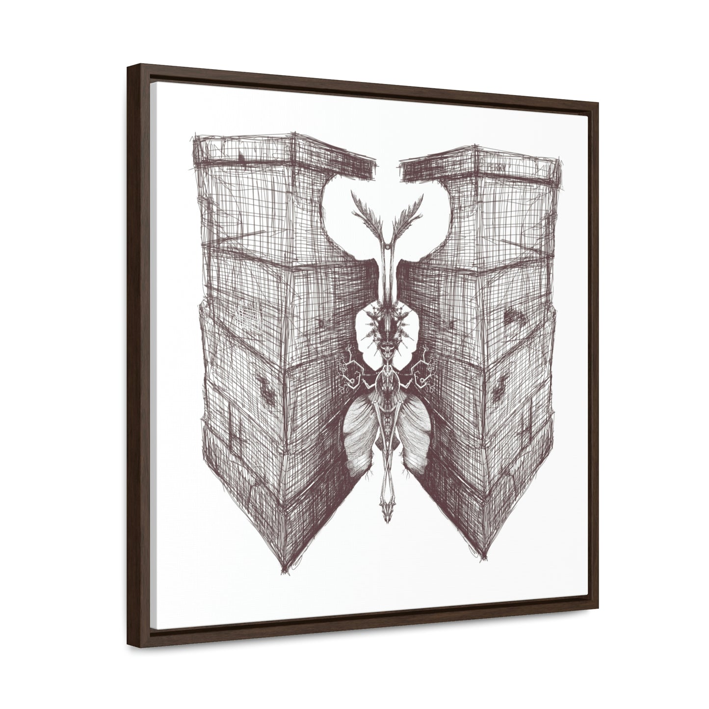 Heavy WIngs Gallery Canvas Wraps Square Frame