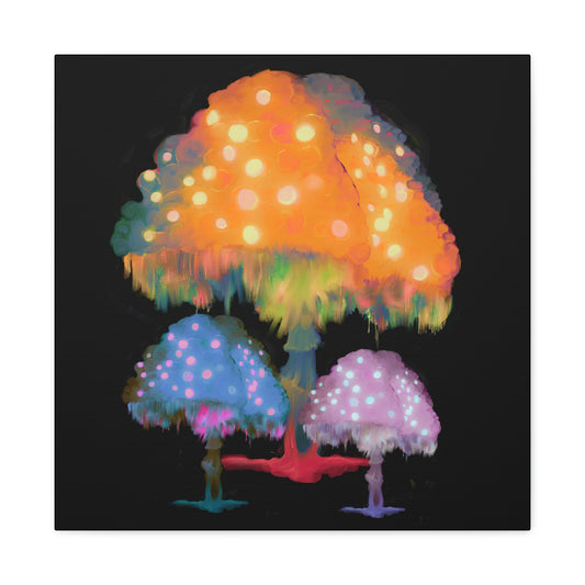 Ghost Fungi Canvas Gallery Wraps