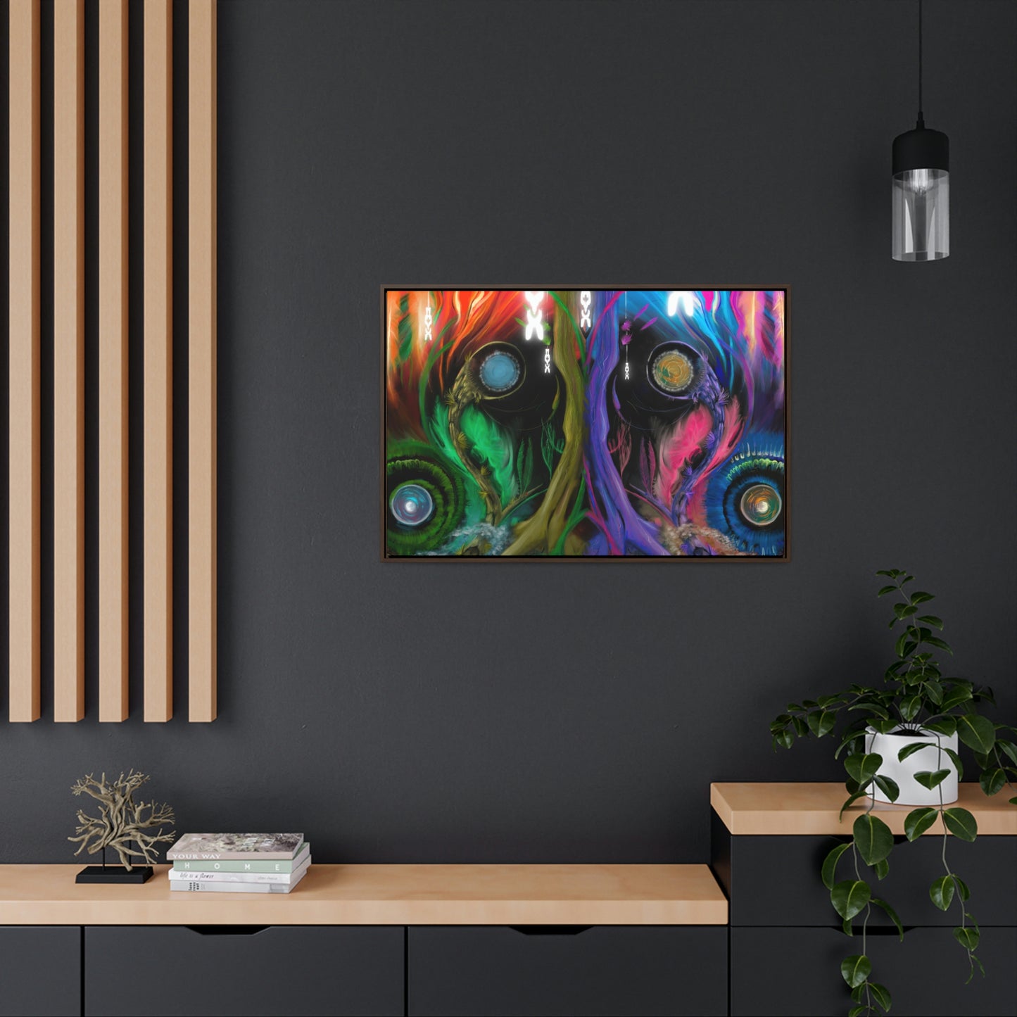 Deep in the Forest of Illusions Gallery Canvas Framed Print