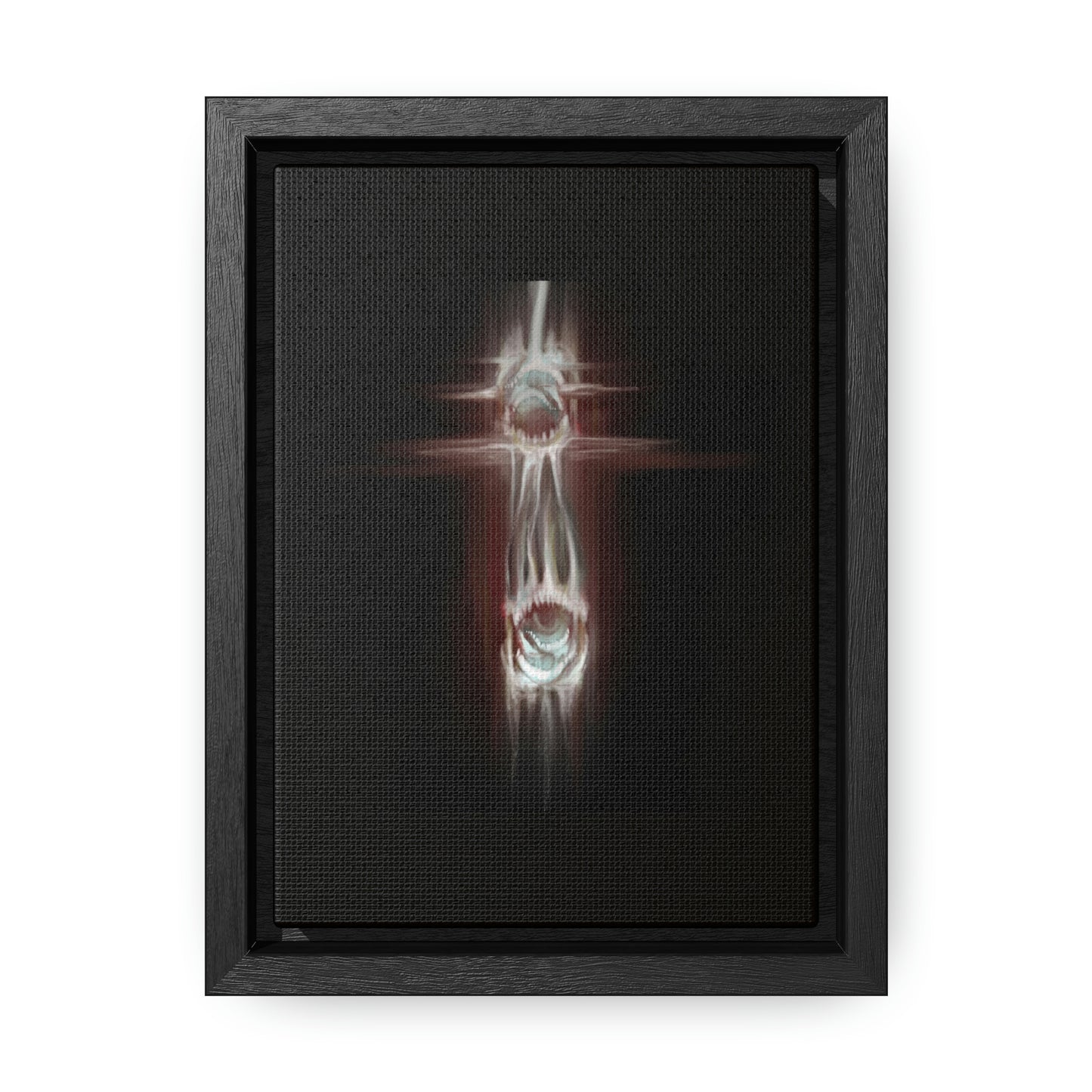 Torment in the Void Framed Canvas Print