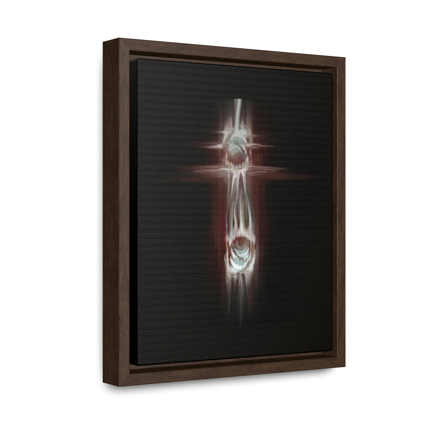 Torment in the Void Framed Canvas Print