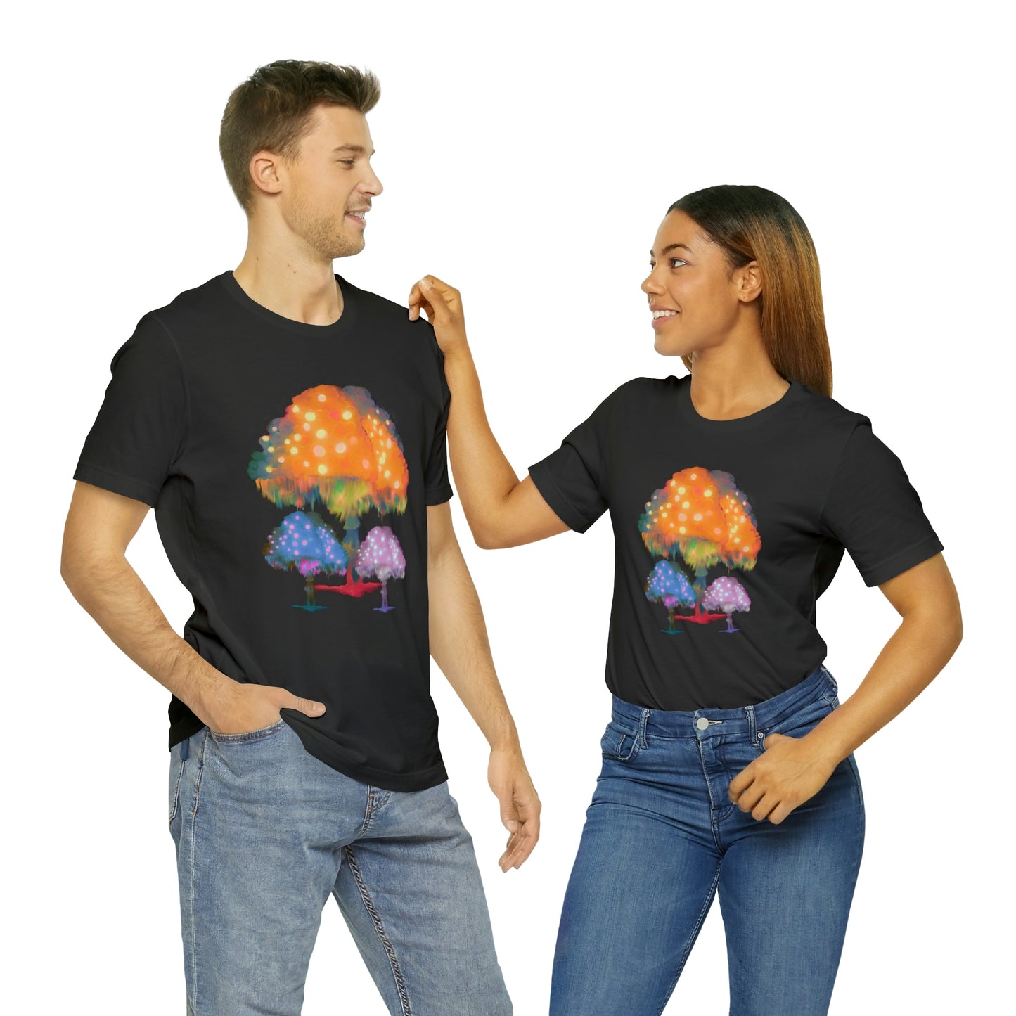 Ghost Fungi Unisex Jersey Short Sleeve Tee